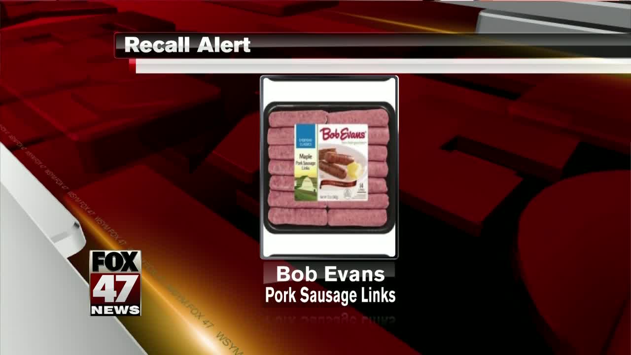 RECALL: Pork sausage link products