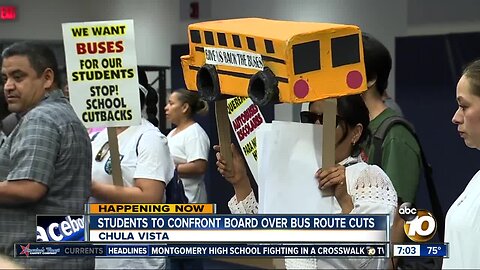 The Sweetwater Union High School District cut dozens of routes