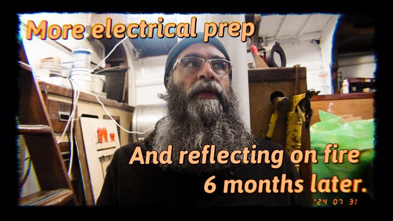 S02E41 more electrical prep and post fire reflection #boatrenovation #boat #boatbuilding #diy