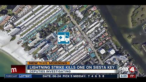 Sarasota deputies investigating lightning strike death