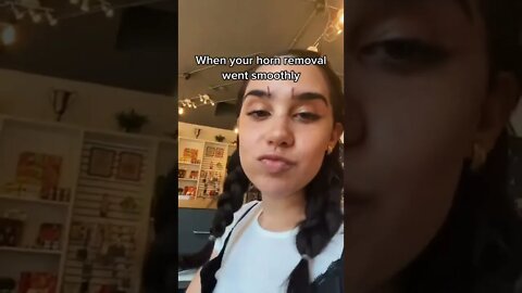 When your horn removal went smoothly CONGRATULATIONS Video By culture quota #Shorts