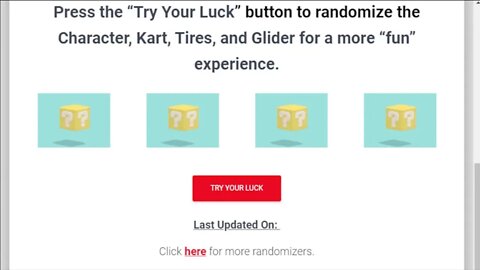 Mario Kart 8 Deluxe Randomizer Update