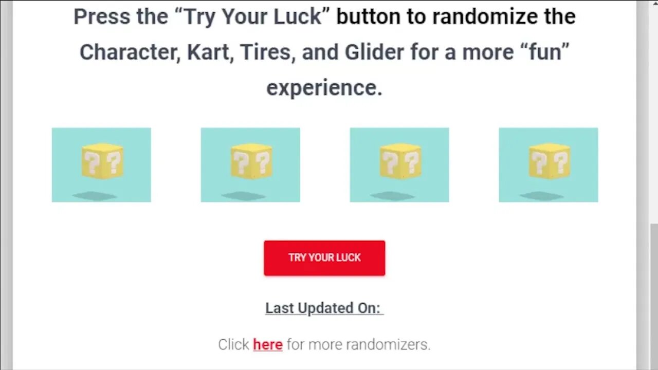 Mario Kart 8 Deluxe Randomizer Update