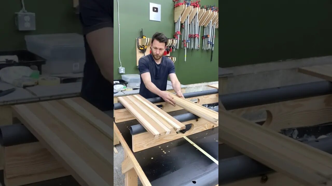 Recycling Barrel Wood...Again #shorts #shorts #shortsvideo #shortvideo #woodworking