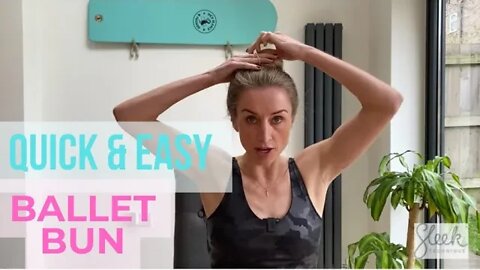 Quick and Easy Ballet Bun - no pins Or no elastic!