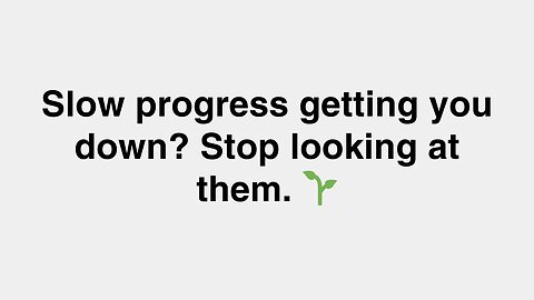 Slow Progress? Time to Stay in Your Lane 🌈
