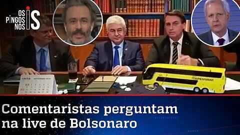 EXCLUSIVO: Entrevista durante a live de Jair Bolsonaro de 22/10/20