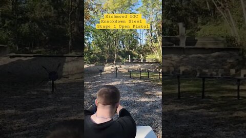 Richmond BGC Knockdown Steel Stage 1 Open Pistol Un