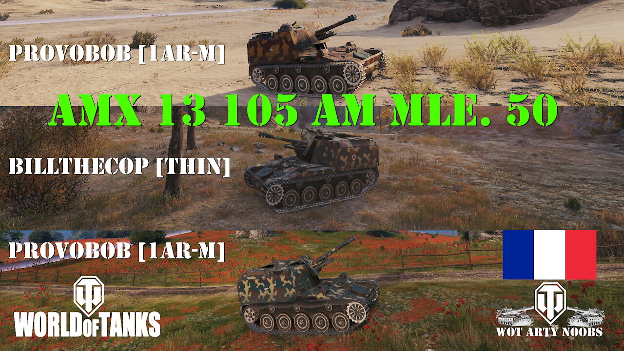 AMX 13 105 AM mle. 50 - Two Players, Three Battles