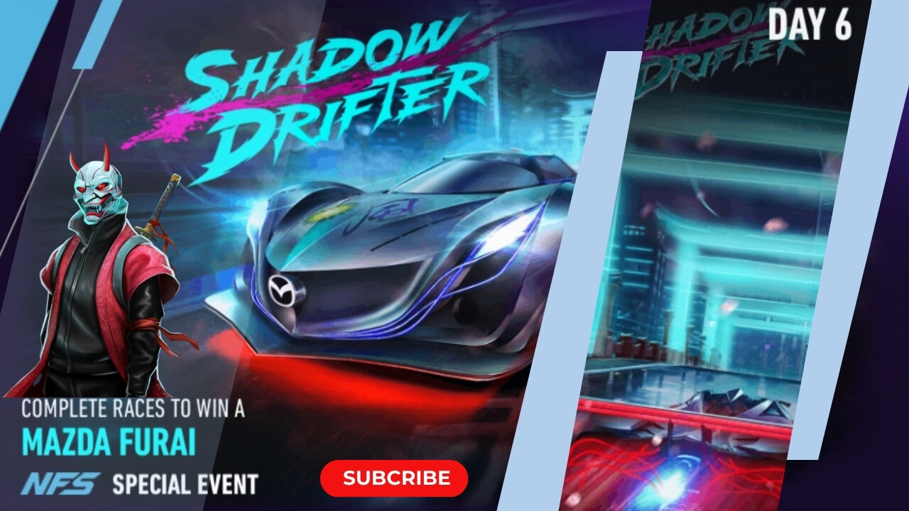 Need for Speed No Limits - Shadow Drifter | Special Event | 2008 Mazda Furai | Day 6