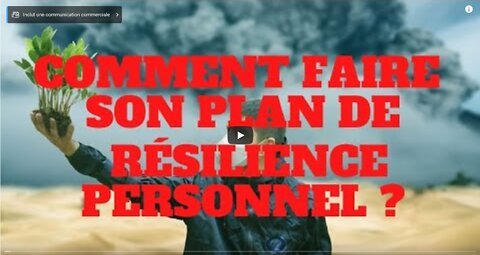 Comment faire son Plan de Résilience Personnel