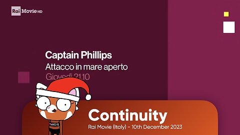 Rai Movie (Italy) - Continuity (10th December 2023)