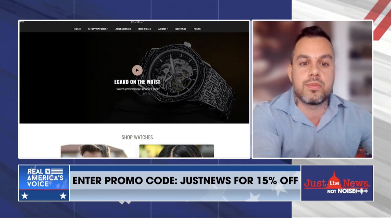 Égard Watch Company CEO Ilan Srulovicz discusses his company's platform on fighting 'woke' politics