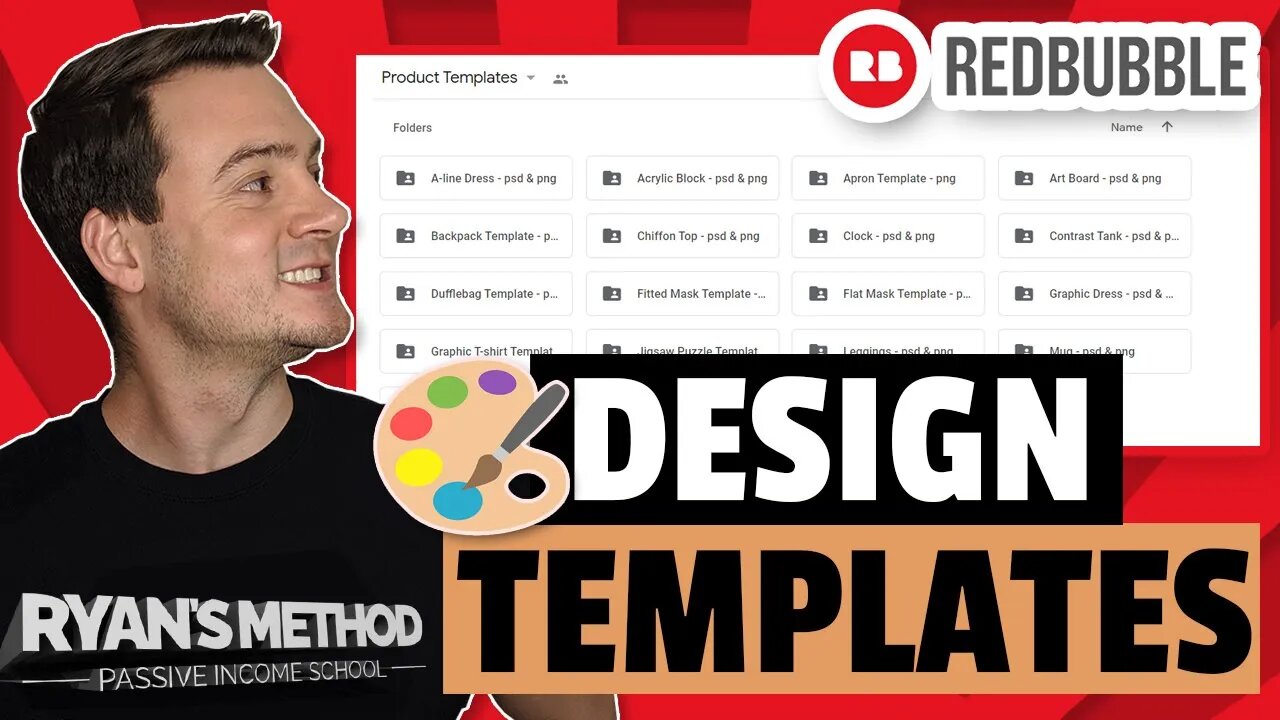 HIDDEN Redbubble Product Design Templates🔍