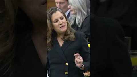 Freeland Always Brings Up Crypto #shorts