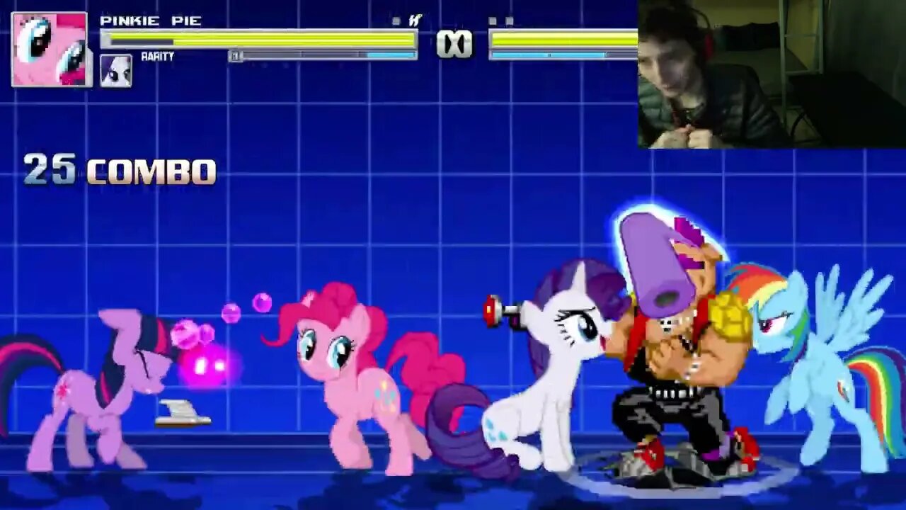 My Little Pony Characters (Twilight Sparkle, Rainbow Dash, And Rarity) VS Bebop In An Epic Battle