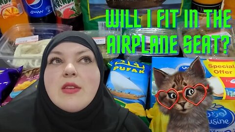 Foodie Beauty who worried about fitting in the airplane seat only got junk food for groceries