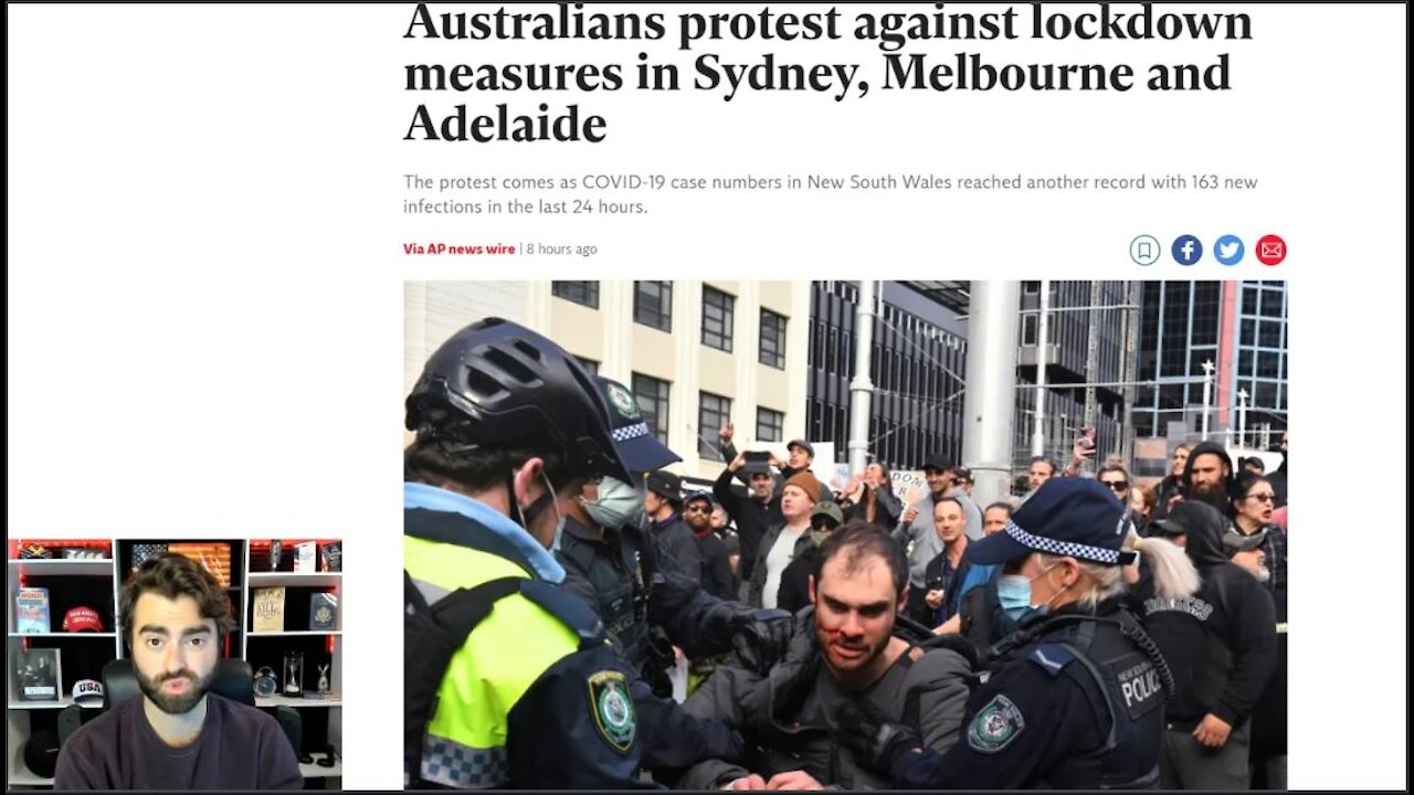 HEATING UP! Australian Mass Protests CLASH With Police As Lockdowns INTENSIFY!