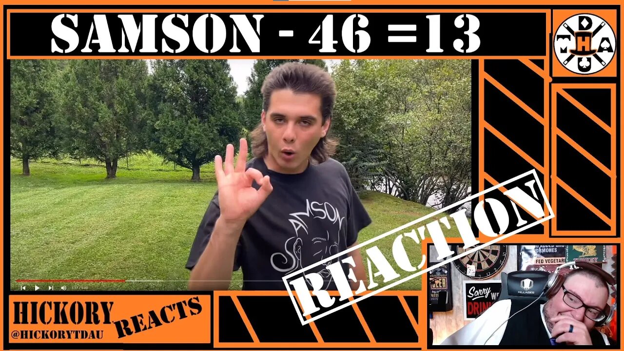 I Was Not Prepared! | Samson - 46 = 13 REACTION | Mullet Rap Is Fire!