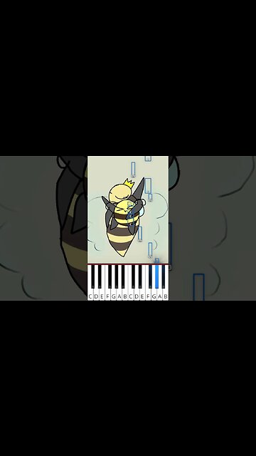 Bee acquires help to do a silly dance - Octave Piano Tutorial