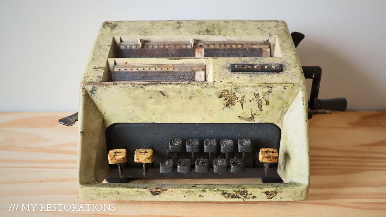 Restoration of an Old Calculator (FACIT)