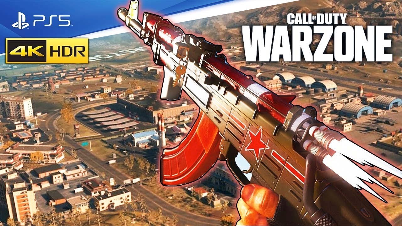 Warzone Solo (ROCKET AK47) Gameplay - Playstation 5 HDR 4K [8k gamers]