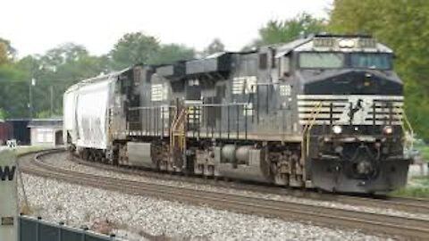 Norfolk Southern Train Meet Fostoria, Ohio October 10, 2020