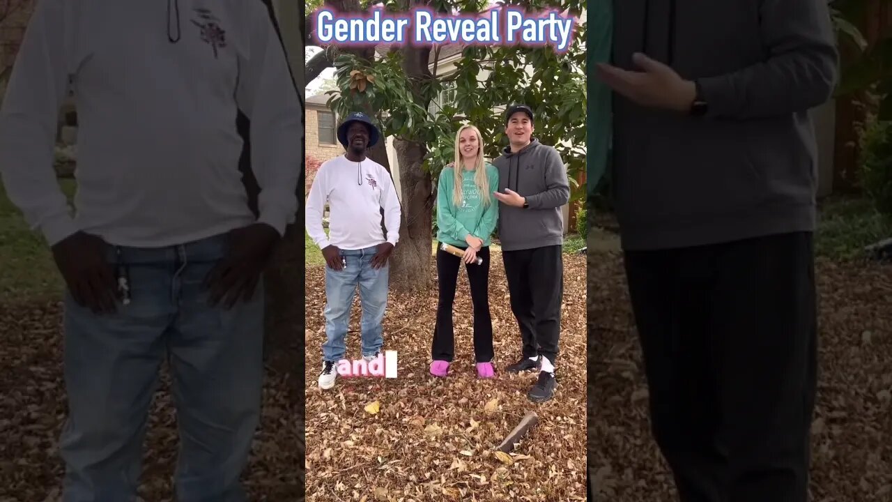 Gender Reveal With My Wife And Her Boyfriend!