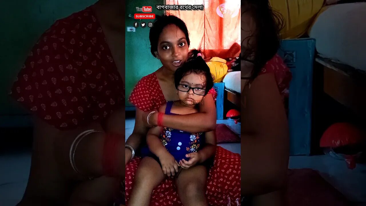 বাগবাজারে রথের মেলায় উল্টোরথ / #pinky #vlog #trending #lifestylevlog #viral #উল্টোরথ #রথের_মেলা