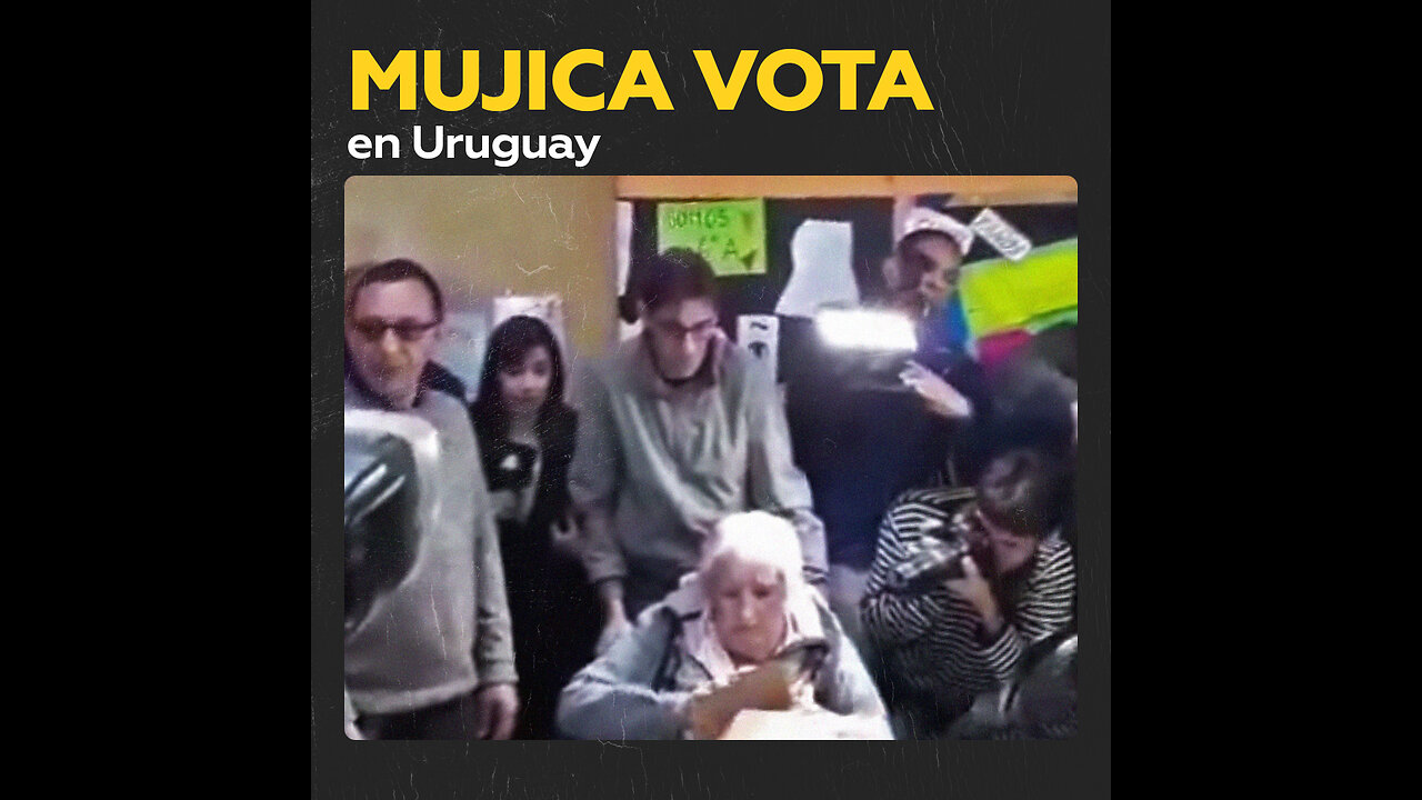 “Estoy casi en los 90, pero no tengo ganas de irme”: Mujica vota en Uruguay