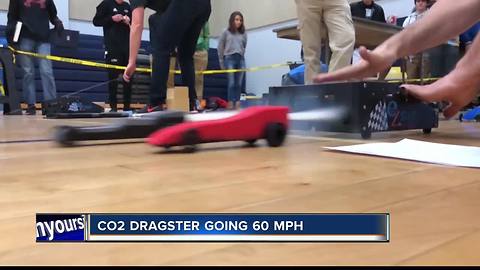 Boise Students race CO2 dragsters to learn about STEM