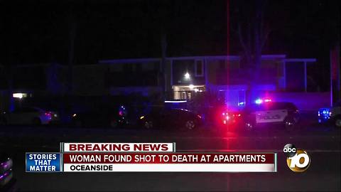 Woman found shot to death in Oceanside