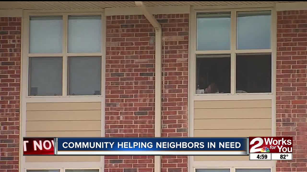 Community helping neighbors in need