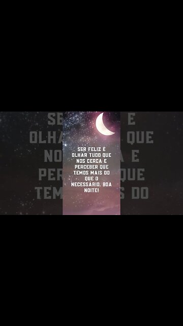 MENSAGEM DE BOA NOITE.#shorts