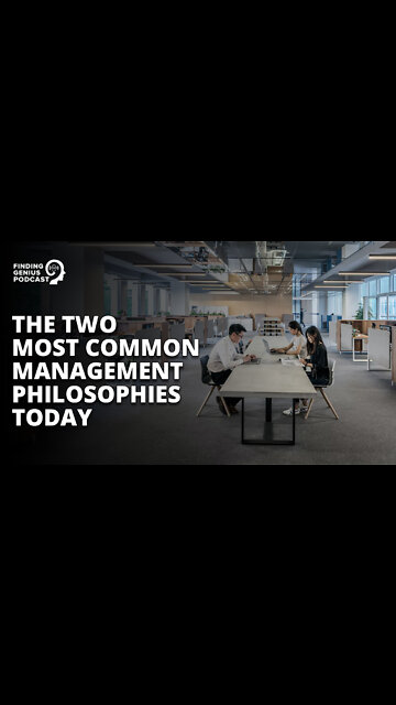 The Two Most Common Management Philosophies Today #shorts