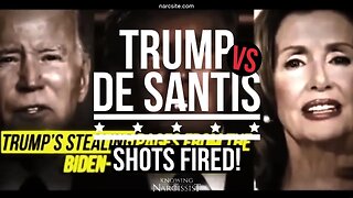 Shots Fired : De Santis Vs Trump