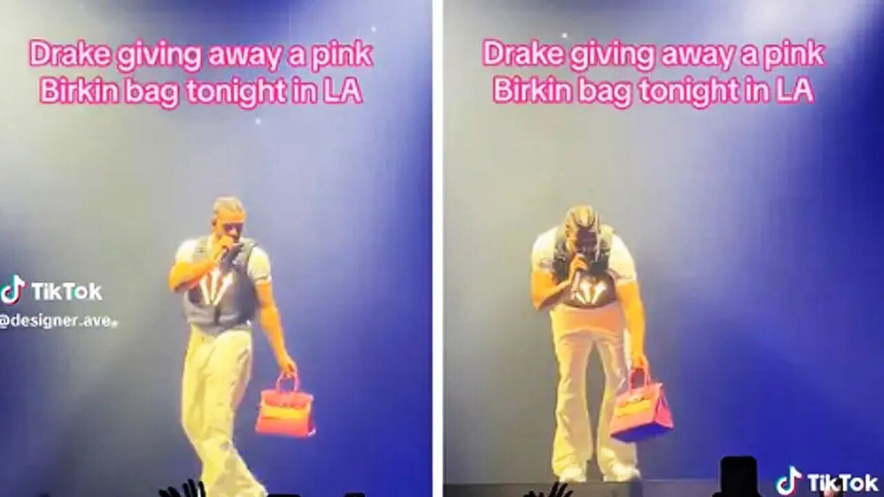 Drake gifts Birkin bag to fan