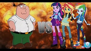 MUGEN - Request - Peter Griffin VS Team Equestria Girls - See Description