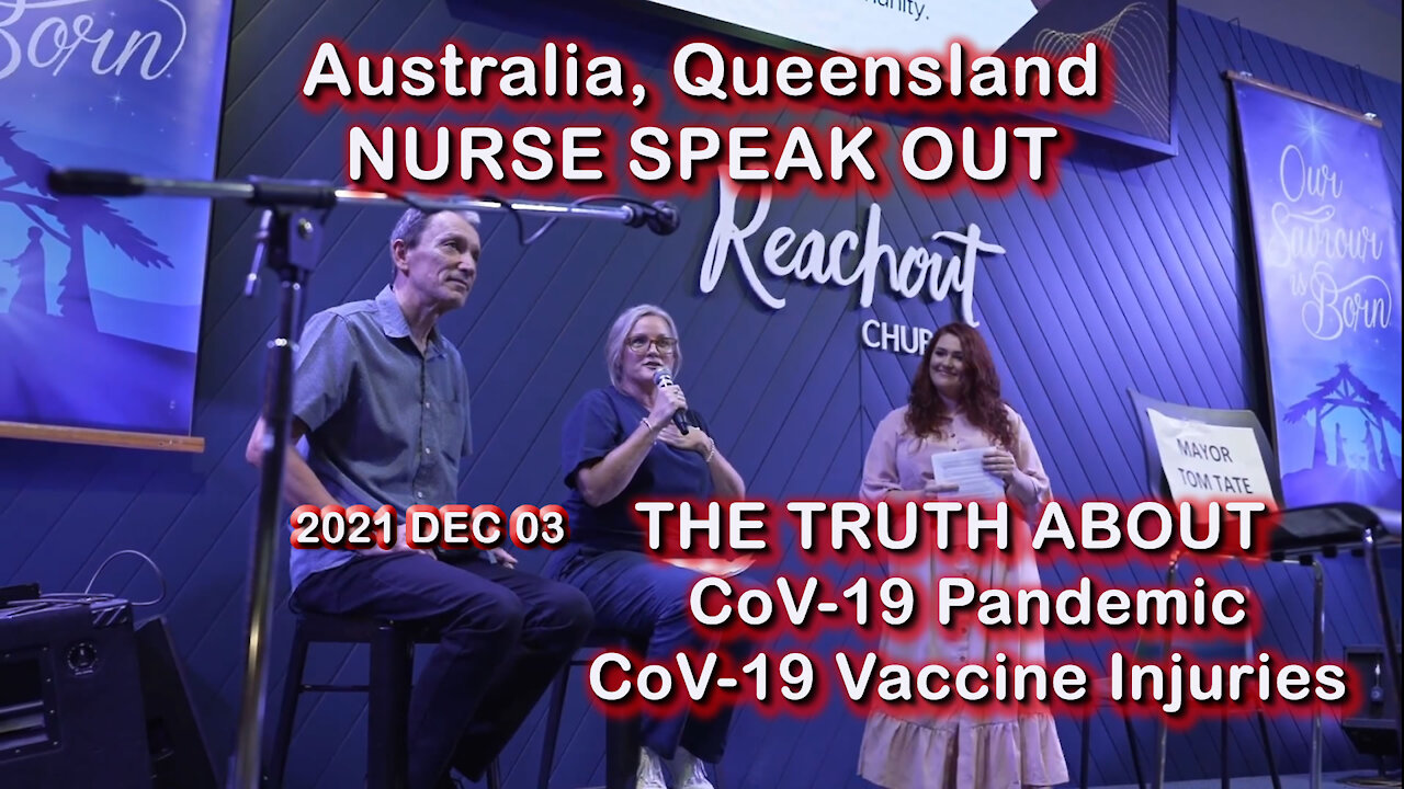 2021 DEC 03 Australian NURSE SPEAK OUT reveals what is really going on with the Covid-19 Hoax