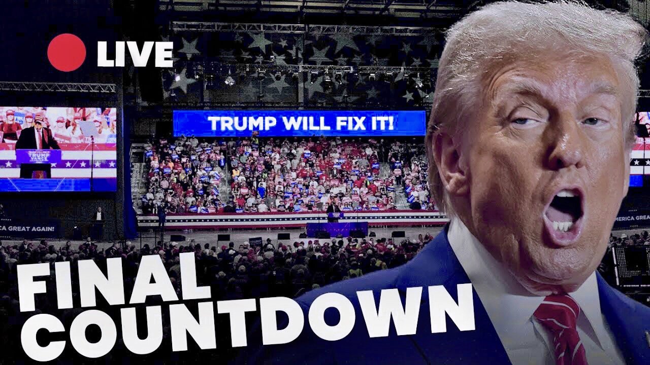 THE FINAL RALLY FOR ELECTION 2024: President Trump in Grand Rapids, MI Where He Completed His 3rd of 3 Rallies in One Day—The Eve of Election Day (11/4/24) | Rally 3 of 3