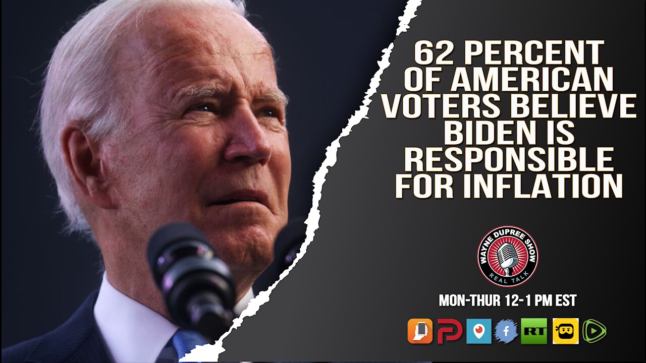 🤣 62 Percent of American Voters Believe Biden Is Responsible for Inflation