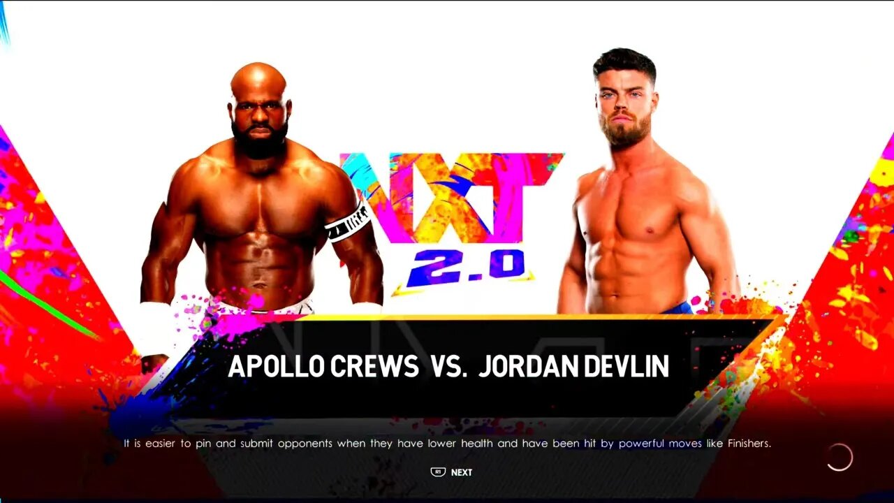 NXT Apollo Crews vs JD McDonagh