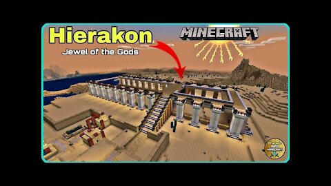 [Cross-Post]Hierakon - Jewel of the Gods | Minecraft Base Tour 2020