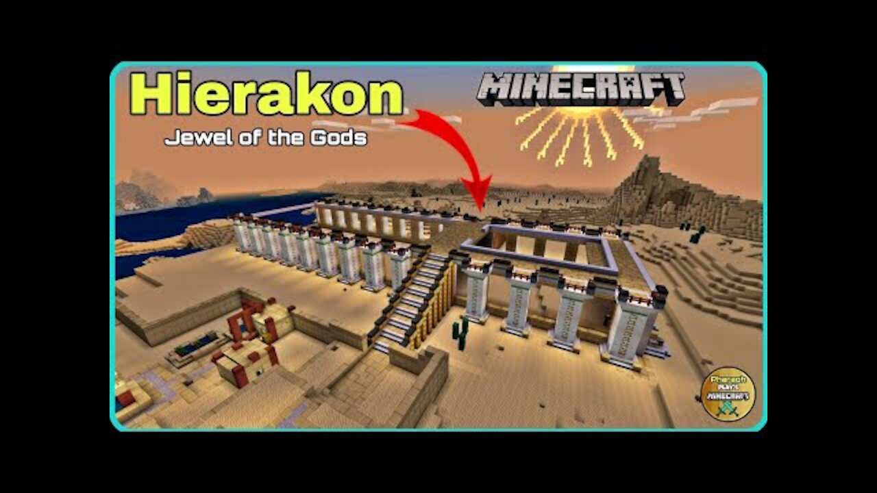 [Cross-Post]Hierakon - Jewel of the Gods | Minecraft Base Tour 2020