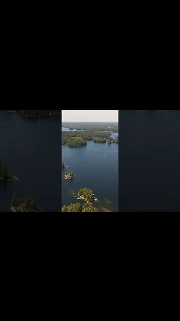Drone Flight Over Jack Lake Ontario