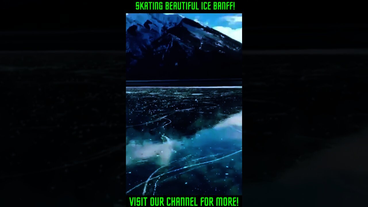 Ice Skating on Clear Lake Banff, Alberta #Shorts #viral #trending #IceSkating #Banff