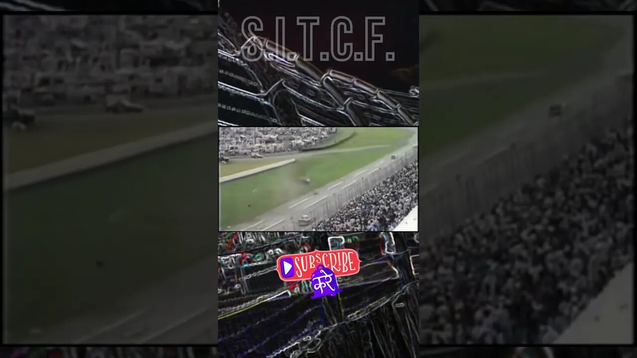 NASCAR THROWBACK: Horrific Wreck at Talladega: Rusty Wallace Escapes Death in 1993! #nascar #shorts