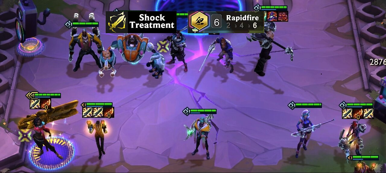 [Teamfight Tactics] Shock treatment with rapdifire and lots of static shiv