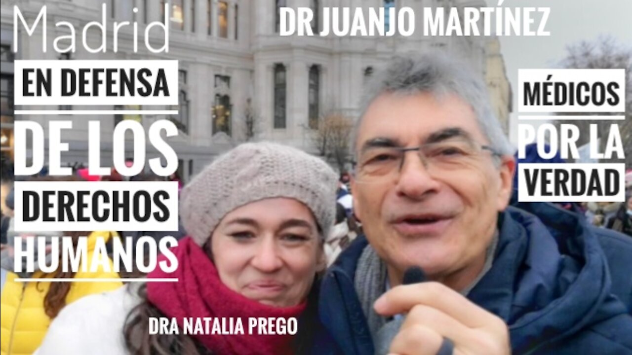 Dr Juanjo Martínez y Dra Prego en Defensa de los derechos Humanos y Libertades Fundamentales