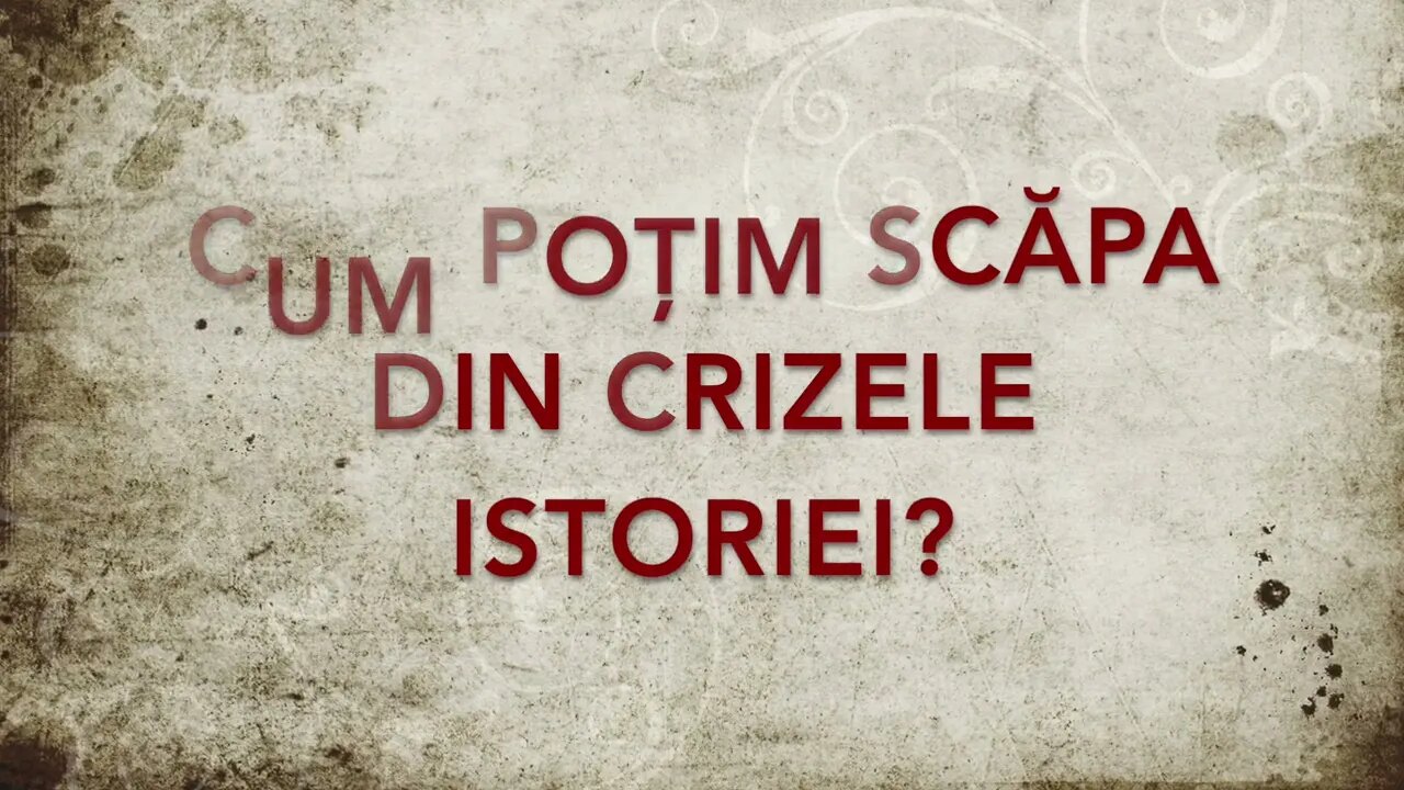 Daniel Brânzei: Cum poți scăpa din crizele istoriei?